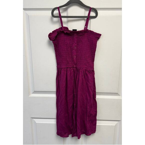 Art Class Sun Dress Girls Size XL (14-16) Magenta Purple Sleeveless Casual - Picture 1 of 7